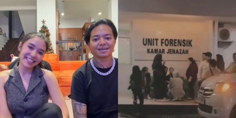 Selebgram Lula Lahfah Disemayamkan di Rumah Duka RSPAD Jakarta, Reza Arap Hadir dengan Kenakan Sweater Hitam
