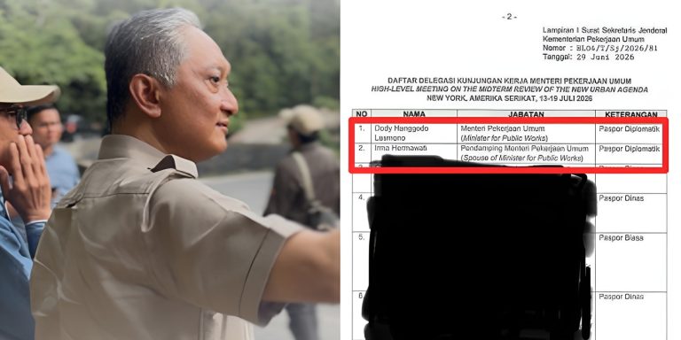 Surat Dinas Menteri PU Blunder di Medsos, Dody Hanggodo Disebut Diam-diam Ajak Istri Nonton Pildun ke New York