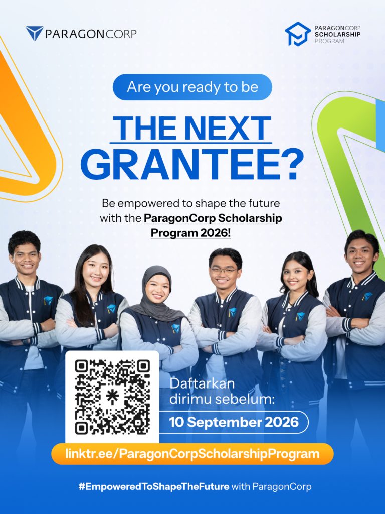 ParagonCorp Buka Scholarship Program 2026, Hadirkan Dua Jalur Beasiswa bagi Generasi Muda Indonesia