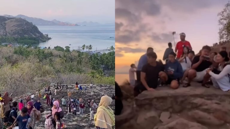 Momen Wisatawan Saling Berpegangan di Pulau Padar saat Terjadi Gempa Bumi: Jangan Panik Guys!