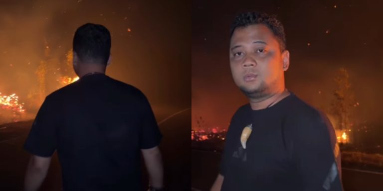 Panji Petualang Lihat Langsung Karhutla di Berau Kaltim: Titik Api Dekat Tiang Listrik dan Tower