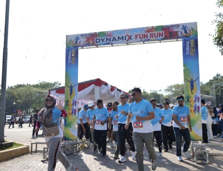Dynamix Fun Run Jadi Ruang Kolaborasi Solusi Bangun Indonesia dan Pemkab Tuban, Dorong Gaya Hidup Sehat dan Sinergi di Wilayah Operasional