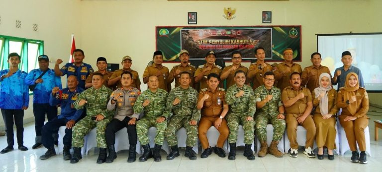 Sosialisasi Gulbencana Karhutla Mabes TNI di Kodim 1022/Tanah Bumbu