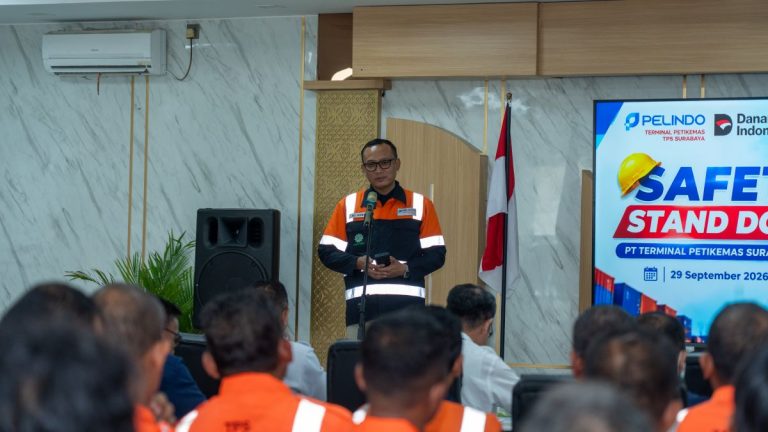 TPS Perkuat Budaya Keselamatan Kerja (Safety Culture) Melalui Safety Stand Down Bersama Stakeholder Pelabuhan